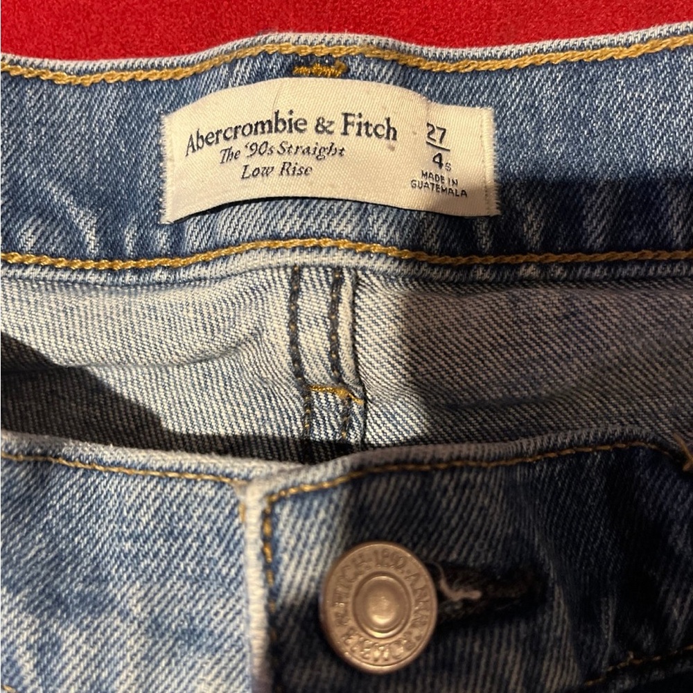 Abercrombie & Fitch 90s Straight Blue Jeans